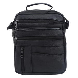 Men Messenger Bag Business Office Briefcase Leather Handbag Laptop Tote