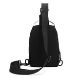 Men Messenger Bag Solid Shoulder Bag Casual Phone Charging Purse