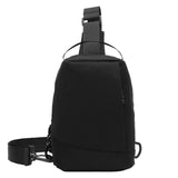Men Messenger Bag Solid Shoulder Bag Casual Phone Charging Purse