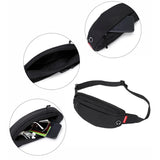Solid Men Messenger Bag Casual Waist Bag Women Purse 15 Computer Stylish