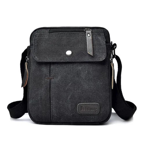 Men Military Messenger Canvas Bag Single Shoulder Outdoor Travel Bag