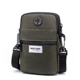 Men Mini Shoulder Mobile Phone Bag Multi-Function Outdoor Sports Work Bag