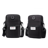 Men Mini Shoulder Mobile Phone Bag Multi-Function Outdoor Sports Work Bag