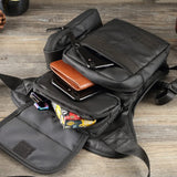 Men Motorcycle Riding Waist Bags Waterproof Thigh Bag Fanny Pack
