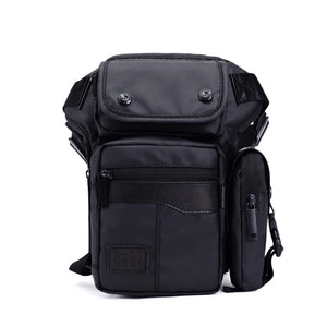Men Motorcycle Riding Waist Bags Waterproof Thigh Bag Fanny Pack