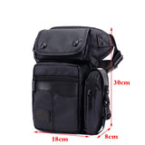 Men Motorcycle Riding Waist Bags Waterproof Thigh Bag Fanny Pack