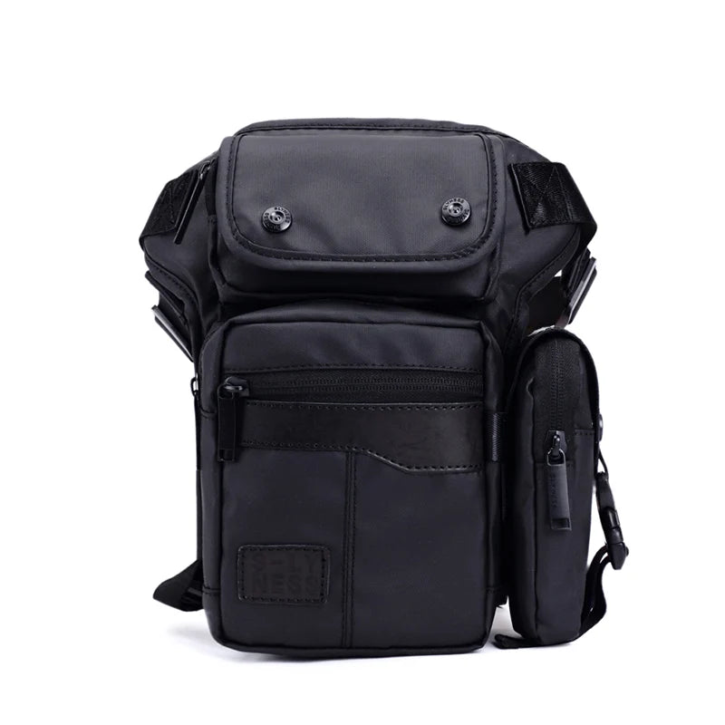 Men Motorcycle Riding Waist Bags Waterproof Thigh Bag Fanny Pack