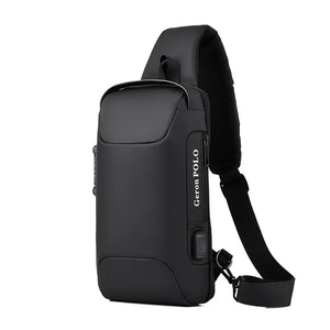 Men Motorcycle Bag Travel Shoulder Bag Waterproof Sports Chest Bag