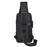 Men Motorcycle Bag Travel Shoulder Bag Waterproof Sports Chest Bag