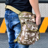 OPK Men Multifunction Waist Drop Leg Bag for Motorcycle Outdoor