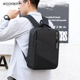 Men Waterproof Business Backpack Reflective Backpacks USB Charging Bag