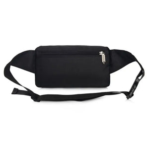 Men Nylon Belt Bum Waist Phone Pouch Fanny Pack Crossbody Shoulder Sport Zip Bag