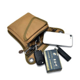 Nylon Motorcycle Hip Belt Double Zip Waist Fanny Pack