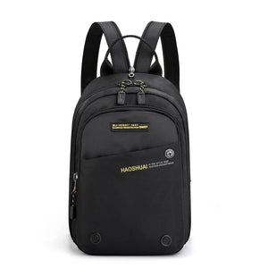 Men Nylon Small Backpack Rucksack Military Travel Bag