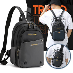 Men Nylon Small Backpack Rucksack Military Travel Bag
