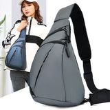One Shoulder Backpack Sling Bag USB Boys Girls Cycling Sports Travel School