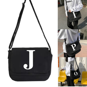 Personalized Canvas Crossbody Shoulder Bag for Travel, Men Women Crossbody Tote