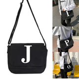 Personalized Canvas Crossbody Shoulder Bag for Travel, Men Women Crossbody Tote