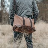Canvas Outdoor Shoulder Bag for Travel and Overnight Use