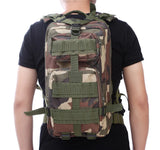 Men Oxford 3P Multifunction Bag Military Army Big Capacity Backpack Bag