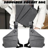 Men Oxford Fabric Messenger Sports Wallet Adjustable Strap Outdoor Traveling