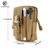 Men Oxford Military Waist Bag Fanny Pack Mini Phone Canvas Arm Bag