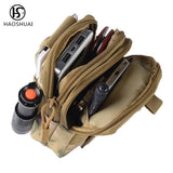 Men Oxford Military Waist Bag Fanny Pack Mini Phone Canvas Arm Bag