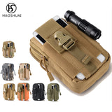 Men Oxford Military Waist Bag Fanny Pack Mini Phone Canvas Arm Bag