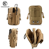 Men Oxford Military Waist Bag Fanny Pack Mini Phone Canvas Arm Bag