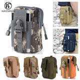 Men Oxford Military Waist Bag Fanny Pack Mini Phone Canvas Arm Bag
