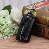 PU Leather Zipper Key Wallet Unisex Car Key Holders