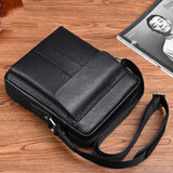 Men PU Leather Shoulder Business Crossbody Bags Handbags Bag Men Laptop Briefcas