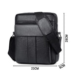 Men PU Leather Shoulder Business Crossbody Bags Handbags Bag Men Laptop Briefcas