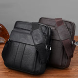 Men PU Leather Shoulder Business Crossbody Bags Handbags Bag Men Laptop Briefcas