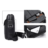 Men PU Leather Shoulder Business Crossbody Bags Handbags Bag Men Laptop Briefcas