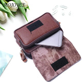 Waterproof PU Waist Bag Mobile Phone Belt Pouch for Outdoor Sports