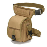Men Camo Leg Bag Outdoor Waist Fanny Pack