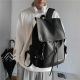 Men Large Antitheft Travel Backpack Laptop Bag Business Shoulder Bag