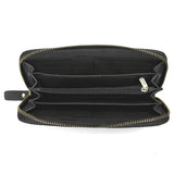 Men Leather Long Wallet Cow Leather Clutch Bag Business Billfold