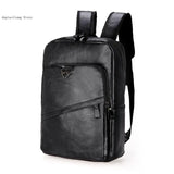 Retro Casual Leather Backpack for School Women Teenagers