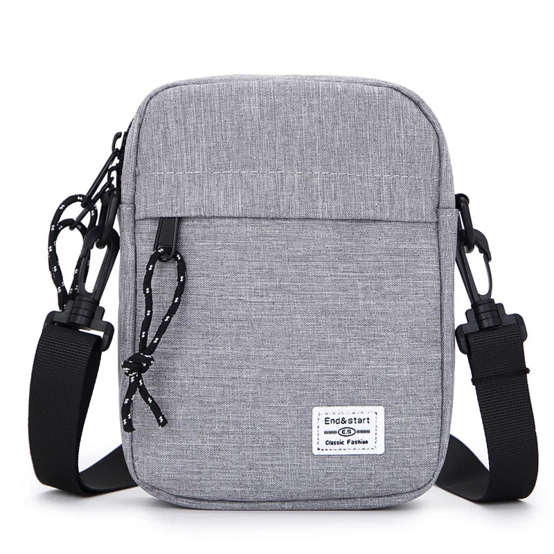 Men's Small Shoulder Bag Diagonal Backpack Chest Bag Casual Boy Bag