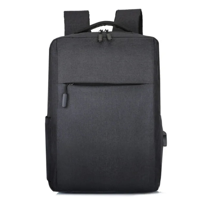 Men School Backpack with Laptop Charging Port Water Resistant Bag114