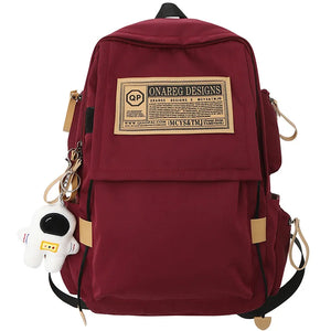 Men School Bag Sports College Students Backpack Large Capacity Nylon