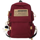 Men School Bag Sports College Students Backpack Large Capacity Nylon