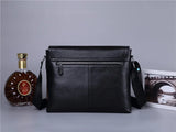 Men Shoulder Bag Cow Leather Messenger Sling Bag