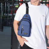 Men Shoulder Bags Nylon Waist Packs Sling Bag Crossbody Outdoor Sport Shoulder C