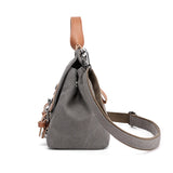 Canvas Crossbody Messenger Bag Student Travel Shoulder Bag
