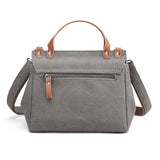 Canvas Crossbody Messenger Bag Student Travel Shoulder Bag
