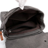 Canvas Crossbody Messenger Bag Student Travel Shoulder Bag