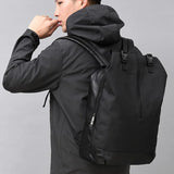 High Capacity Business Backpack for Men, Waterproof Gray